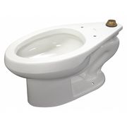 Kohler Toilet Bowl, 1.1 / 1.28 / 1.6 gpf, Flushometer, Floor Mount Mount, Elongated, White K-96053