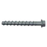 Dewalt Screw-Bolt+ Concrete Screw, 5" L, Steel Galvanized, 25 PK PFM1461460