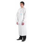 Ansell Disposable Lab Coat, M, White, PK30 68-2000