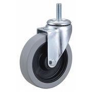 Zoro Select 1/2 in. Stem Diameter Stem Caster, 300 lbs. 413X08