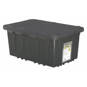 J Terence Thompson Storage Trunk, Black, Plastic, 28 1/2 in L, 19 3/4 in W, 14 3/4 in H, 27 gal Volume Capacity 27T-54-BY