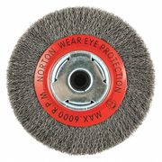 Zoro Select Wire Wheel Brush, Arbor Hole Mount 66252839098