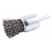 Zoro Select Crimped Wire End Brush, Shank Size 1/4" 66252839113