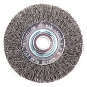 Zoro Select Wire Wheel Brush, Arbor Hole Mount 66252839001