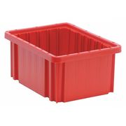 Quantum Storage Systems Divider Box, Red, Not Specified, 10-7/8 in L, 8-1/4 in W, 5 in H DG91050RD