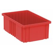 Quantum Storage Systems Divider Box, Red, Not Specified, 16-1/2 in L, 10-7/8 in W, 6 in H DG92060RD
