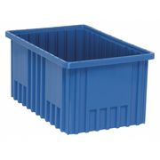 Quantum Storage Systems Divider Box, Blue, Polypropylene, 16 1/2 in L, 10 7/8 in W, 8 in H DG92080BL