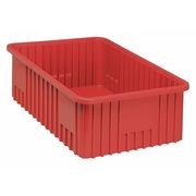 Quantum Storage Systems Divider Box, Red, Not Specified, 22-1/2 in L, 17-1/2 in W, 8 in H DG93080RD