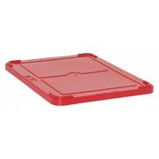 Quantum Storage Systems Red Lid for Divider Grid Box, 22-1/2 in L, 17-1/2 in W COV93000RD