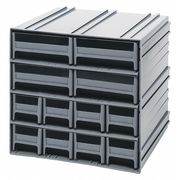 Quantum Storage Systems Parts Cabinet With Drawers with 12 Drawers, polypropylene, 11-3/4 in W x 11-3/8 in D QIC-8143GY