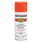 Rust-Oleum Spray Paint, Orange, Gloss, 12 oz 214084