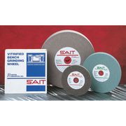 United Abrasives/Sait SAIT 28024 Aluminum Oxide Bench Wheel  (Grade A60X) 8" x 1" x 1", 1-Pack 28024