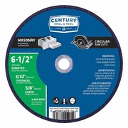 Century Drill & Tool Masonry Saw Blade, 6-1/2x3/32 in., Type 1A 08606