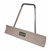 Manplow Snow Shovel, 48 in Aluminum U Handle Handle, HDPE Blade Material, 62 in Blade Width REV62