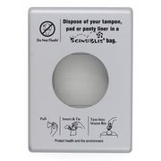 Hospeco Sanitary Disposal Bag Dispenser, 5-1/4" H SDSC