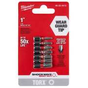 Milwaukee Tool SHOCKWAVE Torx 1” Insert Bit Set - 7PC 48-32-4615