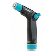 Zoro Select Pistol Grip Spray Nozzle, 100 psi, 2.5 to 5.0 gpm, Aqua 825402-1001