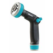 Zoro Select Pistol Grip Water Nozzle, 100 psi, 2.5 to 5.0 gpm, Aqua 1066345
