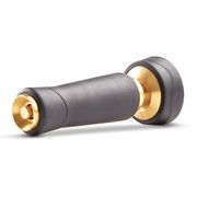 Zoro Select Twist Water Nozzle, 3/4", 100 psi, 2.5 gpm to 5 gpm, Gold 805282-1001