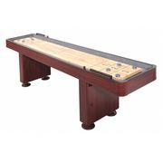 Hathaway Challenger 12-Ft Shuffleboard Table w/ Storage - Drk Cherry BG1214