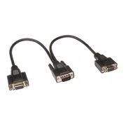 Tripp Lite VGA Cable, Hi Res, HD15 M, 2xHD15 F, 1ft P516-001-HR