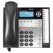 At&T Corded Phone System, 4 Line, Black 1040