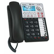 At&T Corded Phone w/Answering Machine, 2 Line ML17939