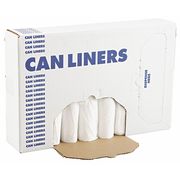 Boardwalk 16 gal Trash Can Liners, 24 in x 32 in, Extra Heavy-Duty, 0.4 mil, White, 500 PK BWK 2432EXH