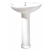 American Standard Cadet Pedestal Sink, Center Hole, White 0236111.020