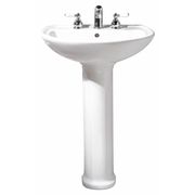 American Standard Cadet Pedestal Sink, 8" Center Hole, White 0236811.020