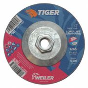 Weiler Cutting Wheel, Type 27, 0.0938 in Thick, Aluminum Oxide 57082