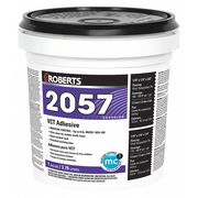 Roberts Tile Adhesive, 2057 Series, Creamy Tan, 1 gal, Pail 2057-1