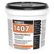 Roberts Floor Adhesive, 1407 Series, Beige, 1 gal, Pail 1407-1