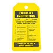 Zoro Select Inspection Tag, 5-3/4 x 3-1/4, PK25 43Z289