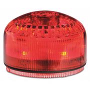 Federal Signal Beacon Warning Sounder Light, Red, LED SLM500R