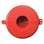 Condor Gate Valve Lockout, Red, Polypropylene 437R43