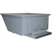 Zoro Select Self-Dumping Hopper, 20.3 cu. ft. Cap. 7577LPGray