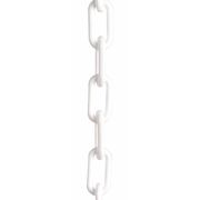 Zoro Select 1.5" (#6, 38 mm.) x 50 ft. White Plastic Chain 30001-50