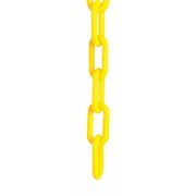 Zoro Select 1.5" (#6, 38 mm.) x 50 ft. Yellow Plastic Chain 30002-50