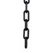Zoro Select 1.5" (#6, 38 mm.) x 50 ft. Black Plastic Chain 30003-50