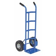 Vestil Blue Steel Dual Handle Hand Truck Pneumatic Wheel 500 lb DHHT-500S