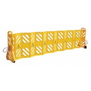 Vestil Mobile Plastic Safety Barrier, 40" High MSB-138