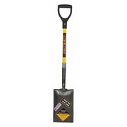 Structron Garden Spade Shovel, 29 in L Fiberglass Handle 49774