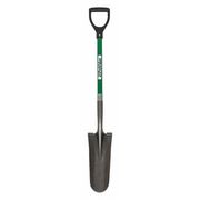 Seymour Midwest 16 ga Drain Spade Shovel, 26 in L Green Durable Fiberglass Handle 49437