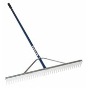 Midwest Rake Landscape Rake, 36", 66" Blue Handle 10036