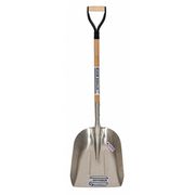 Seymour Midwest #10 Scoop Shovel, Heavy Aluminum Blade, 36 in L Natural Hardwood Handle 49241