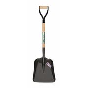 Seymour Midwest Scoop Shovel, Steel Blade, 26 in L Hard Wood Handle 49013GRA