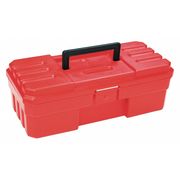 Akro-Mils Probox Tool Box, Plastic, Red, 12 in W x 5-1/2 in D x 4 in H 9912