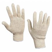 Partners Brand String Knit Cotton Gloves, Small, White, 12 Pairs/Case GLV1010S
