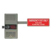 Detex Rim Exit Device with Alarm, ECL-230, 9V ECL-230D W-CYL